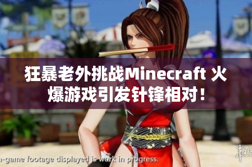 狂暴老外挑战Minecraft 火爆游戏引发针锋相对！