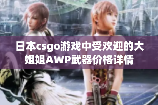 日本csgo游戏中受欢迎的大姐姐AWP武器价格详情