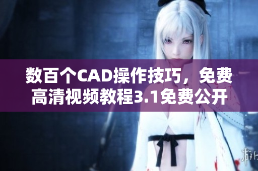 数百个CAD操作技巧，免费高清视频教程3.1免费公开！