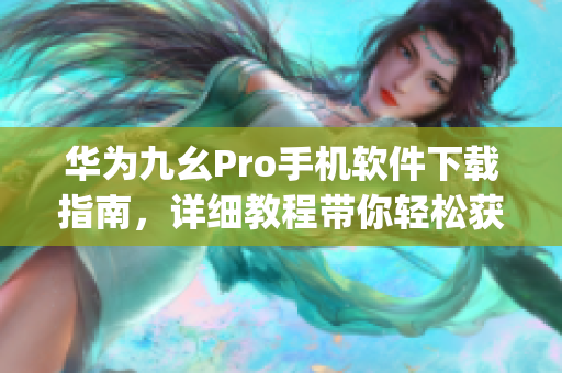 华为九幺Pro手机软件下载指南，详细教程带你轻松获取最新APP(1)