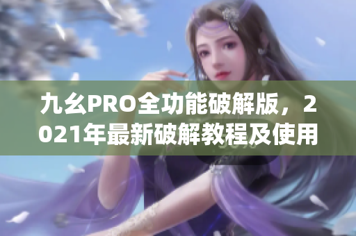 九幺PRO全功能破解版，2021年最新破解教程及使用方法分享(1)