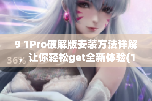 9 1Pro破解版安装方法详解，让你轻松get全新体验(1)