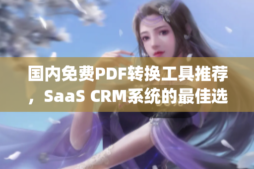 国内免费PDF转换工具推荐，SaaS CRM系统的最佳选择(1)