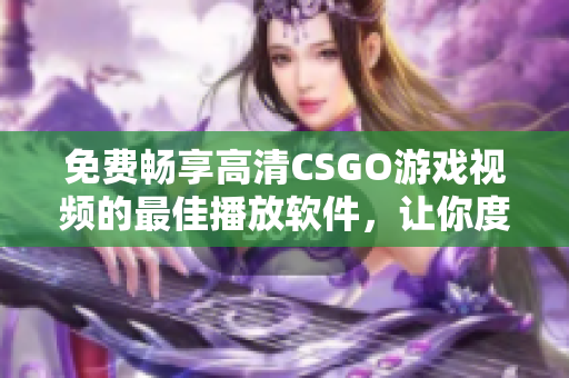 免费畅享高清CSGO游戏视频的最佳播放软件，让你度过无尽游戏乐趣