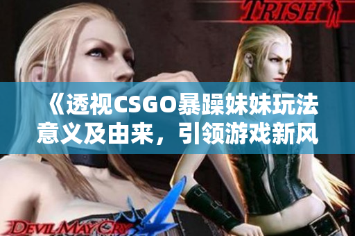 《透视CSGO暴躁妹妹玩法意义及由来，引领游戏新风潮》