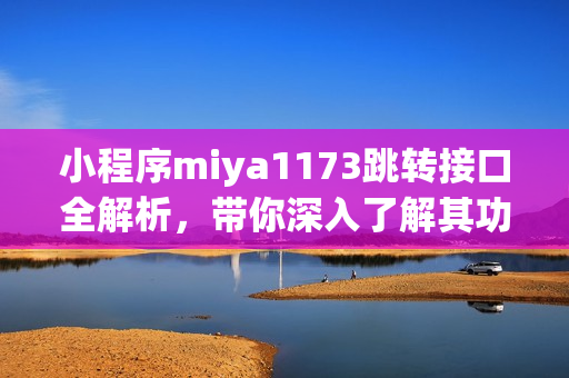 小程序miya1173跳转接口全解析，带你深入了解其功能和应用场景(1)