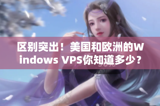 区别突出！美国和欧洲的Windows VPS你知道多少？！