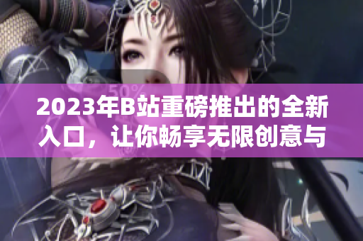 2023年B站重磅推出的全新入口，让你畅享无限创意与娱乐！