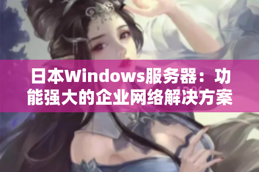 日本Windows服务器：功能强大的企业网络解决方案