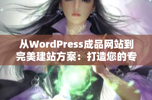 从WordPress成品网站到完美建站方案：打造您的专属网站