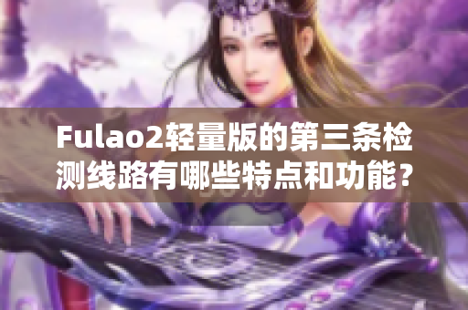 Fulao2轻量版的第三条检测线路有哪些特点和功能？