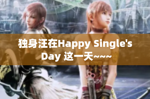 独身汪在Happy Single's Day 这一天~~~