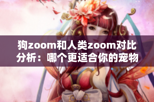 狗zoom和人类zoom对比分析：哪个更适合你的宠物？