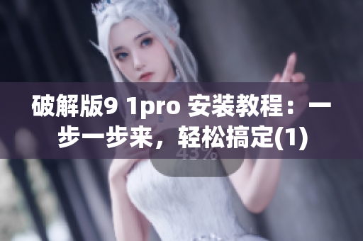 破解版9 1pro 安装教程：一步一步来，轻松搞定(1)