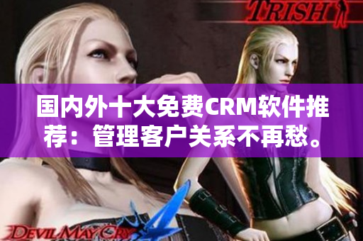 国内外十大免费CRM软件推荐：管理客户关系不再愁。