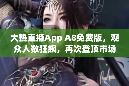 大热直播App A8免费版，观众人数狂飙，再次登顶市场热门选择!