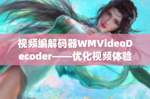 视频编解码器WMVideoDecoder——优化视频体验(1)