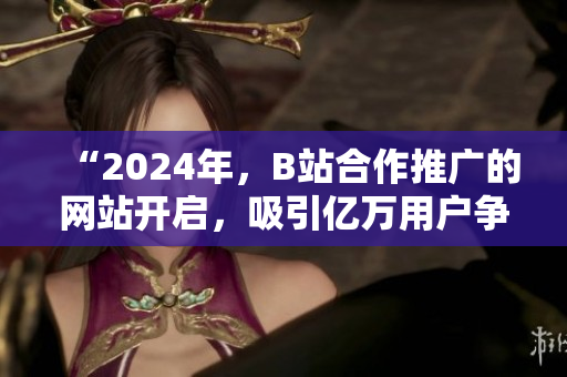 “2024年，B站合作推广的网站开启，吸引亿万用户争相关注”