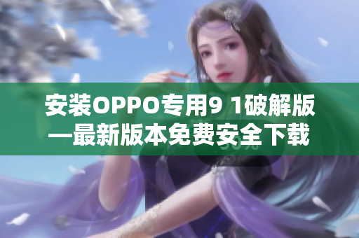 安装OPPO专用9 1破解版—最新版本免费安全下载