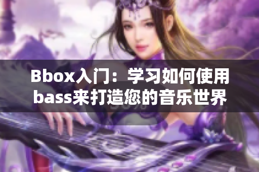 Bbox入门：学习如何使用bass来打造您的音乐世界