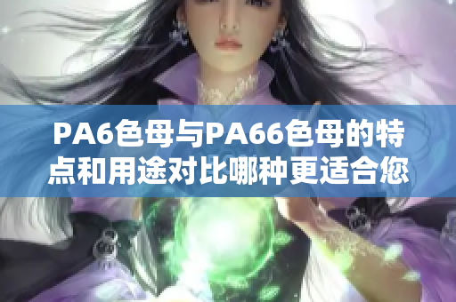 PA6色母与PA66色母的特点和用途对比哪种更适合您的制品？