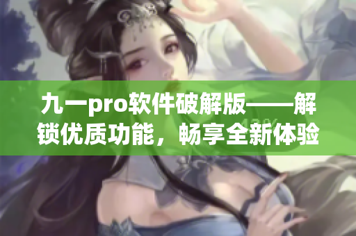 九一pro软件破解版——解锁优质功能，畅享全新体验