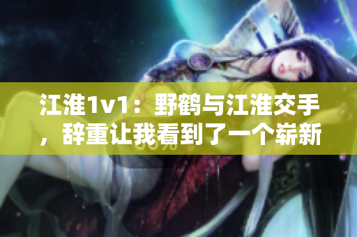 江淮1v1：野鹤与江淮交手，辞重让我看到了一个崭新的对话