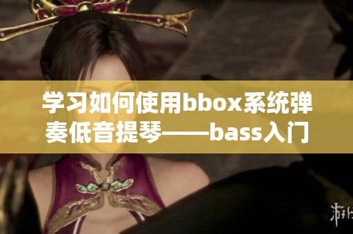 学习如何使用bbox系统弹奏低音提琴——bass入门指南