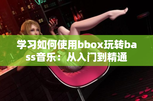 学习如何使用bbox玩转bass音乐：从入门到精通